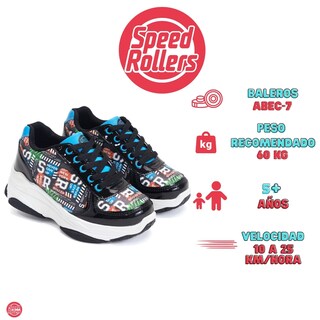 Foto 4 | Foto 4 | Tenis Patín Speed Rollers Style Street Skate Negro