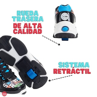 Foto 5 | Foto 5 | Tenis Patín Speed Rollers Style Street Skate Negro