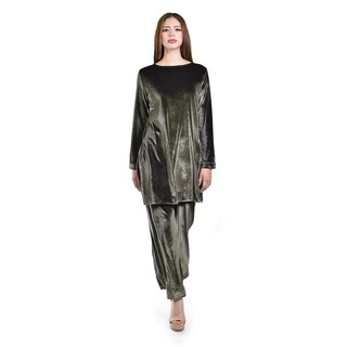 Foto 5 | Foto 5 | Set De Terciopelo Roman Fashion /juvenil 740 (verde Militar) Verde Oscuro