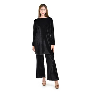 Foto 1 | Foto 1 | Set De Terciopelo Roman Fashion /juvenil 740 (negro) Negro