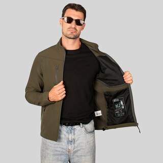 Foto 2 | Foto 2 | Chamarra Impermeable Para Hombre Con Forro De Fur Greenlander Verde Oscuro
