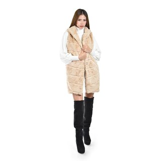 Foto 1 | Foto 1 | Chaleco De Peluche Sintetico Roman Fashion /juvenil 71869 (beige) Beige