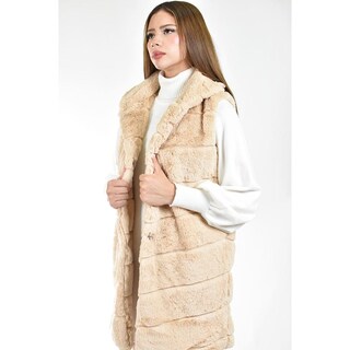 Foto 4 | Foto 4 | Chaleco De Peluche Sintetico Roman Fashion /juvenil 71869 (beige) Beige