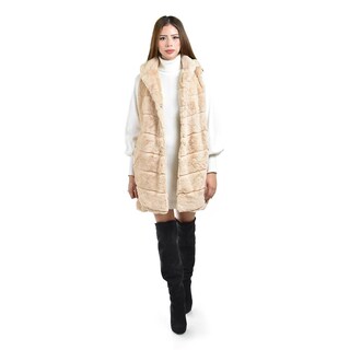 Foto 5 | Foto 5 | Chaleco De Peluche Sintetico Roman Fashion /juvenil 71869 (beige) Beige
