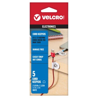 Foto 1 | Foto 1 | Adhesivo Extraíble Para Sujetacables Marca Velcro Cord Keepers Paquete De 5 - Venta Internacional.
