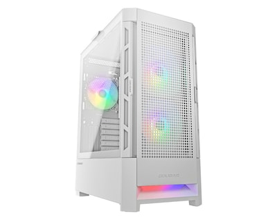 Foto 1 | Foto 1 | Gabinete Mid Tower Atx Cougar Airface Rgb Color Blanco 3 Ventiladores Incluidos