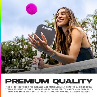 Foto 4 | Foto 4 | Pickleball Franklin Sports Neon X-40 Outdoor Paquete De 6 Unidades - Venta Internacional.