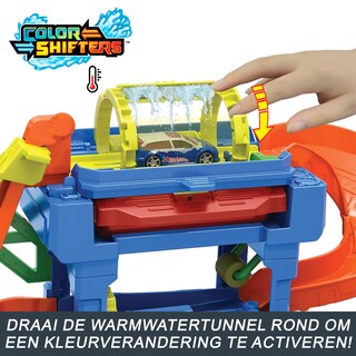Foto 5 | Foto 5 | Juguete Para Lavado De Autos Hot Wheels City Tunnel Twist Con Cambiador De Color - Venta Internacional.