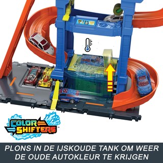 Foto 6 | Foto 6 | Juguete Para Lavado De Autos Hot Wheels City Tunnel Twist Con Cambiador De Color - Venta Internacional.