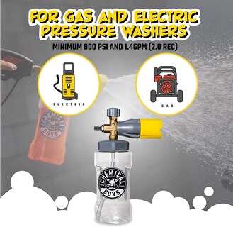 Foto 5 | Foto 5 | Botella Foam Cannon Chemical Guys Eqp324 De 1 L Para Lavadora A Presión - Venta Internacional.