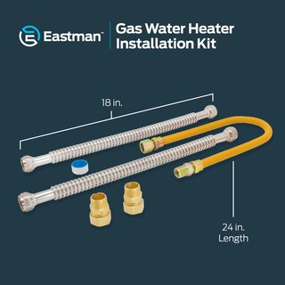 Foto 6 | Foto 6 | Kit De Instalación De Calentador De Agua A Gas Eastman Con Mangueras De 46 Cm - Venta Internacional.