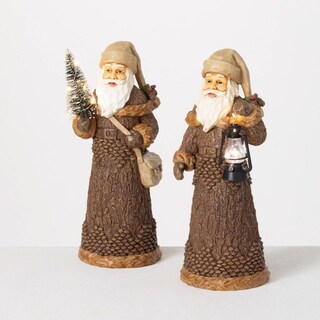 Foto 1 | Foto 1 | Figura De Papá Noel Con Forma De Cono Musical De Sullivans Color Marrón 13 Cm - Venta Internacional.