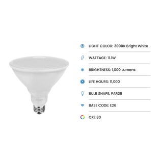 Foto 2 | Foto 2 | Bombilla Led Feit Electric Par38 90 W 3000 K Paquete De 2 - Venta Internacional.
