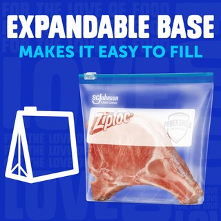 Foto 5 | Foto 5 | Bolsa De Almacenamiento De Alimentos Ziploc De Galón Para Congelador Paquete De 13 - Venta Internacional.