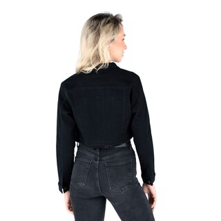 Foto 2 | Foto 2 | Chamarra Mezclilla Torera Savage Monkey Negro Para Mujer