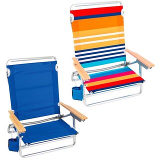Foto 1 | Foto 1 | Silla De Playa Rio De 5 Posiciones Surtidas (paquete De 4) De Aluminio - Venta Internacional.