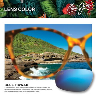 Foto 5 | Foto 5 | Gafas De Sol Maui Jim Hookipa Polarizadas Sin Montura Color Azul Hawaii - Venta Internacional.