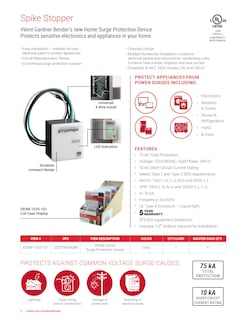 Foto 2 | Foto 2 | Dispositivo De Protección Contra Sobretensiones Gardner Bender Spikestopper 75 Ka 120/240v - Venta Internacional.