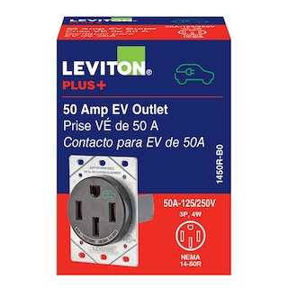 Foto 1 | Foto 1 | Enchufe Eléctrico Leviton 14-50r 50 A 250 V Negro - Venta Internacional.