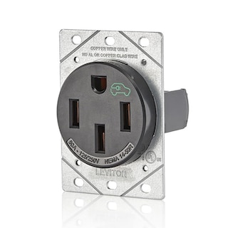 Foto 2 | Foto 2 | Enchufe Eléctrico Leviton 14-50r 50 A 250 V Negro - Venta Internacional.