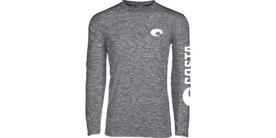 Foto 1 | Foto 1 | Camisa Costa Del Mar Tech Crew Manga Larga 2xl Gris - Venta Internacional.