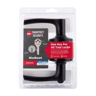 Foto 1 | Foto 1 | Palanca De Entrada Con Llave Kwikset Smartkey Security Color Negro Mate - Venta Internacional.