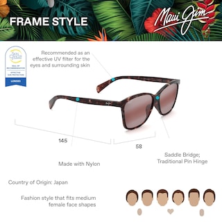 Foto 6 | Foto 6 | Gafas De Sol Maui Jim Liquid Sunshine Polarizadas Rojo Carey - Venta Internacional.
