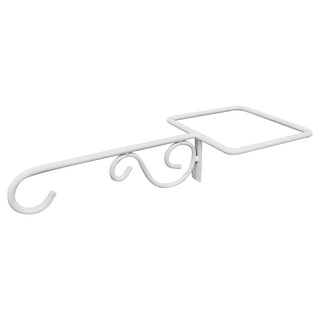 Foto 1 | Foto 1 | Poste Para Valla Plant Hanger Living Accents De Acero Blanco - Venta Internacional.