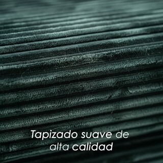 Foto 8 | Foto 8 | Sofá Cama Terni 2 Plazas Comprimido Verde Múltiples Configuraciones Ilios Innova. Memory Foam Tapiz Chenille Acanalado