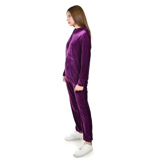 Foto 2 | Foto 2 | Pants De Terciopelo 2 Pzas Roman Fashion /juvenil 60174 (morado) Violeta Oscuro