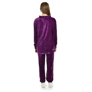 Foto 3 | Foto 3 | Pants De Terciopelo 2 Pzas Roman Fashion /juvenil 60174 (morado) Violeta Oscuro