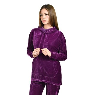 Foto 4 | Foto 4 | Pants De Terciopelo 2 Pzas Roman Fashion /juvenil 60174 (morado) Violeta Oscuro