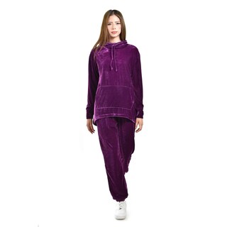Foto 5 | Foto 5 | Pants De Terciopelo 2 Pzas Roman Fashion /juvenil 60174 (morado) Violeta Oscuro