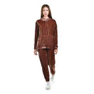 Foto 5 | Foto 5 | Pants De Terciopelo 2 Pzas Roman Fashion /juvenil  60174 (cobre) Cafe