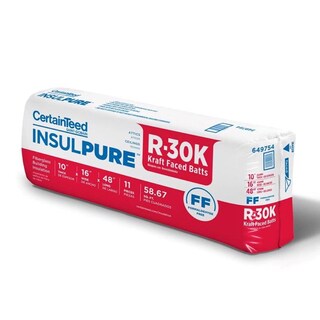 Foto 1 | Foto 1 | Batería Aislante De Fibra De Vidrio Certainteed R-30 De 10 Cm X 40 Cm X 25 Cm - Venta Internacional.