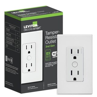 Foto 1 | Foto 1 | Smart Outlet Leviton Decora D215r-1rw 15 A Wi-fi De Segunda Generación Color Blanco - Venta Internacional.