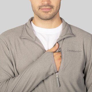 Foto 4 | Foto 4 | Chamarra Fleece Para Hombre Con Abertura En Puños Greenlander Gris
