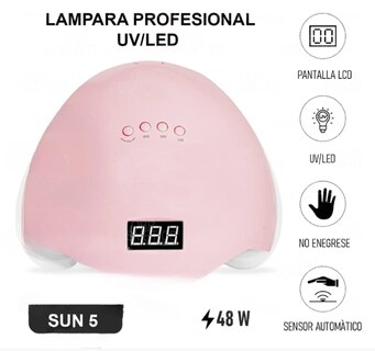 Foto 2 | Foto 2 | Lámpara Profesional De Uñas Uv Led 48w