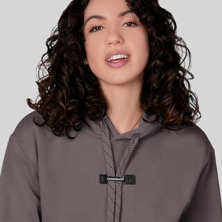 Foto 2 | Foto 2 | Sudadera Greenlander Con Gorro Hoodie Casual Para Mujer Gris