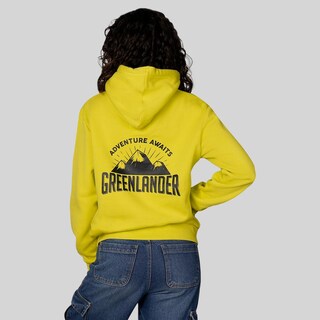 Foto 3 | Foto 3 | Sudadera Greenlander Con Gorro Hoodie Casual Para Mujer Verde Lima