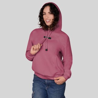 Foto 4 | Foto 4 | Sudadera Greenlander Con Gorro Hoodie Casual Para Mujer Rosa