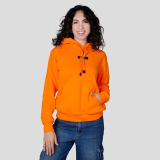 Foto 1 | Foto 1 | Sudadera Greenlander Con Gorro Hoodie Casual Para Mujer Naranja
