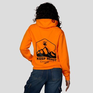 Foto 4 | Foto 4 | Sudadera Greenlander Con Gorro Hoodie Casual Para Mujer Naranja