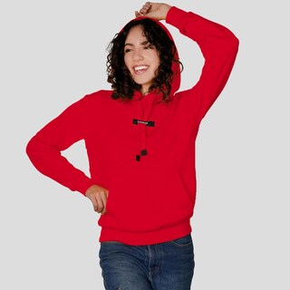 Foto 3 | Foto 3 | Sudadera Greenlander Con Gorro Hoodie Casual Para Mujer Rojo