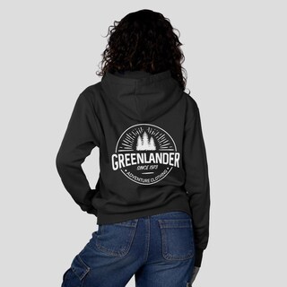 Foto 4 | Foto 4 | Sudadera Greenlander Con Gorro Hoodie Casual Para Mujer Negro