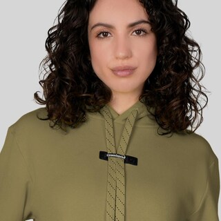 Foto 2 | Foto 2 | Sudadera Greenlander Con Gorro Hoodie Casual Para Mujer Verde Oscuro