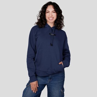 Foto 1 | Foto 1 | Sudadera Greenlander Con Gorro Hoodie Casual Para Mujer Azul Marino