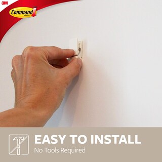 Foto 4 | Foto 4 | Paquete De 8 Clips Command Spring Color Blanco Con 12 Tiras Adhesivas - Venta Internacional.