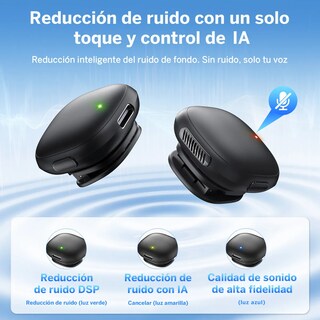 Foto 4 | Foto 4 | Micrófonos Inalambricos Y Magneticos Cancelación Ruido Negro