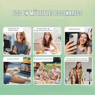Foto 5 | Foto 5 | ''micrófono Inalámbrico Lavalier 3en1 Iphone Cámara Y Android Negro ''